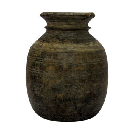 Hand Made Wooden Pot-16